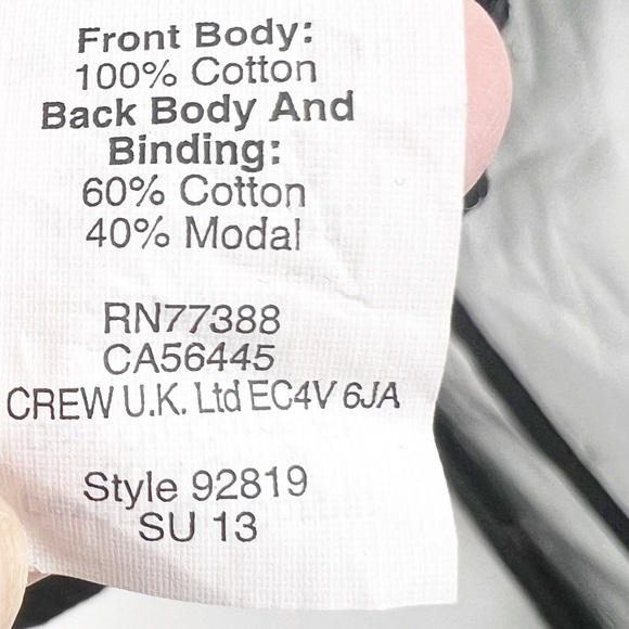 ✅ MADEWELL Oaxaca EMBROIDERED Tank BLACK AND WHITE SIZE SMALL - Picture 6 of 6